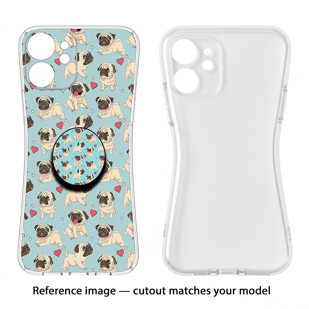Pug Dog iPhone 14 Plus Pop Case by Casekaro