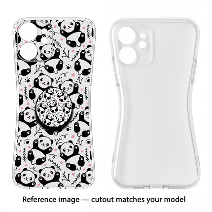 Cute Panda Nothing Phone 2 Pop Case by Casekaro