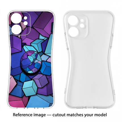 Cubic Abstract iPhone 16 Pop Case by Casekaro