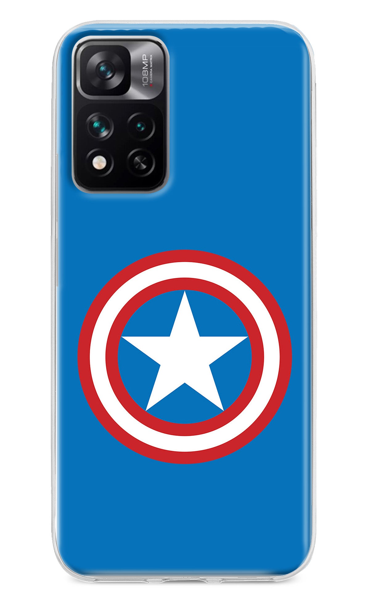 Captain America Logo Mi 11i 5G/11i 5G Hypercharge Back Cover