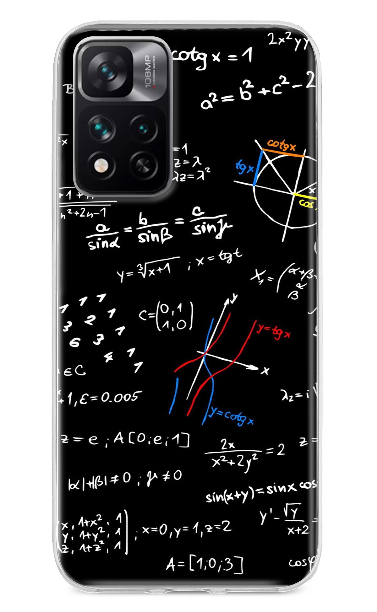 Mathematics Formula Mi 11i 5G/11i 5G Hypercharge Back Cover