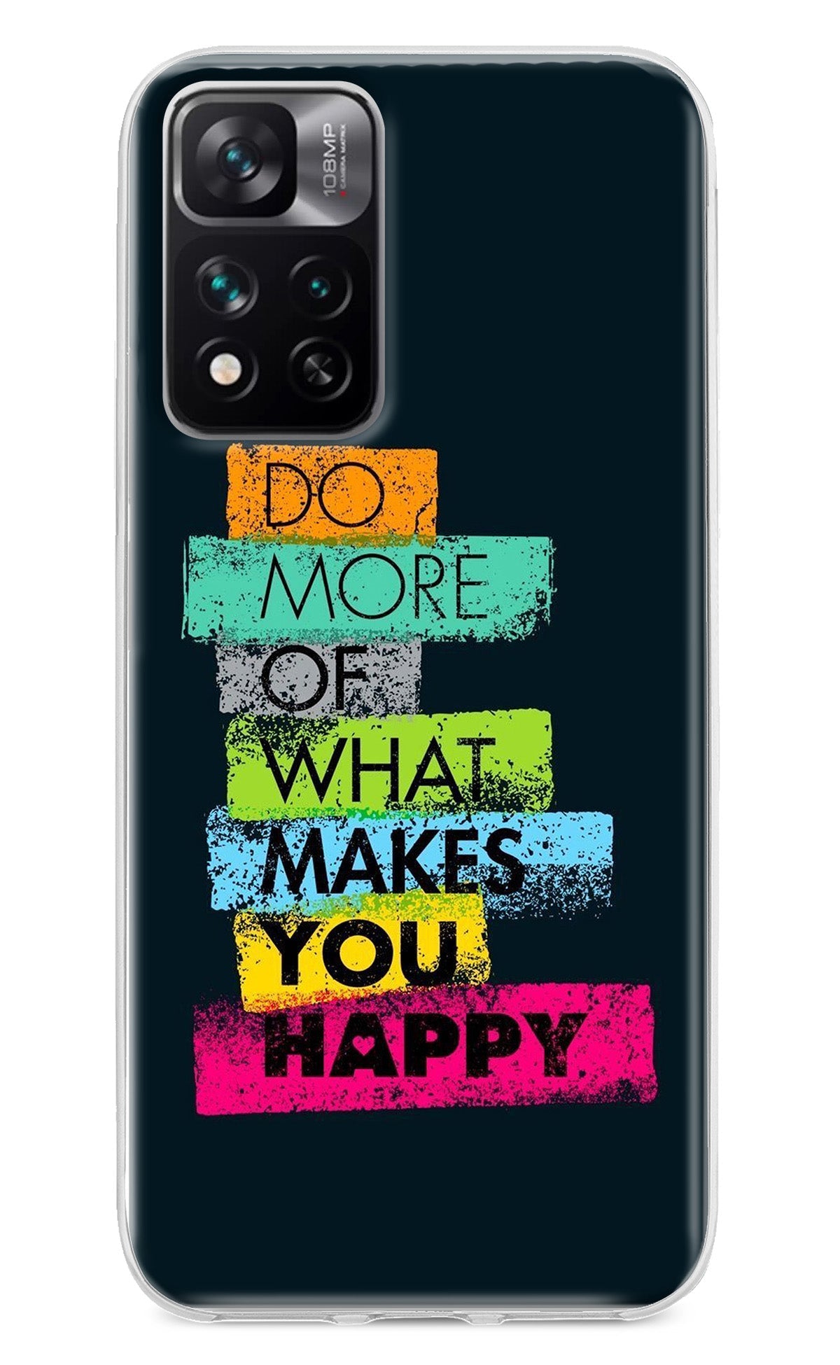 Do More Of What Makes You Happy Mi 11i 5G/11i 5G Hypercharge Back Cover