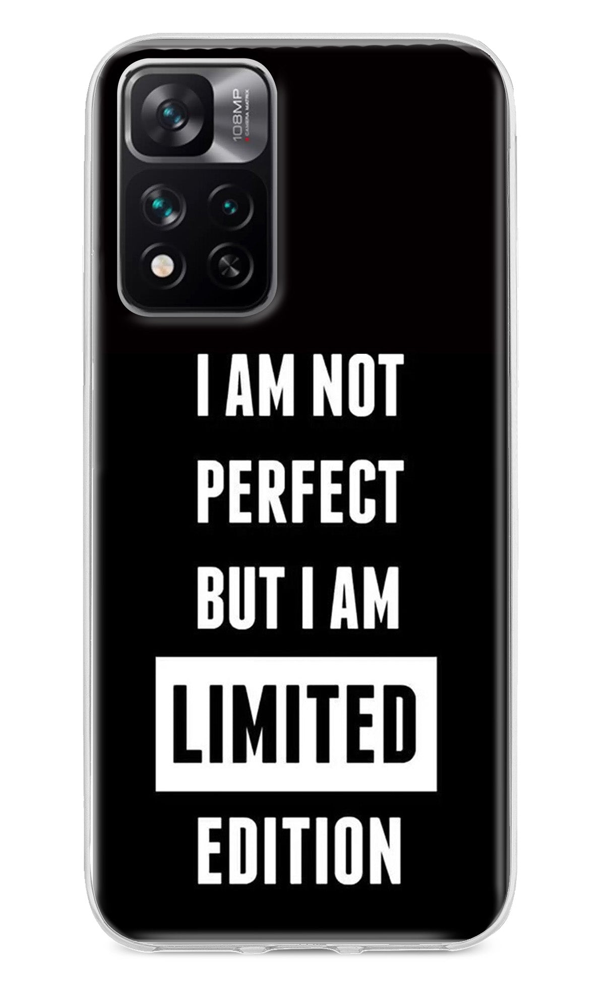 I Am Not Perfect But I Am Limited Edition Mi 11i 5G/11i 5G Hypercharge Back Cover