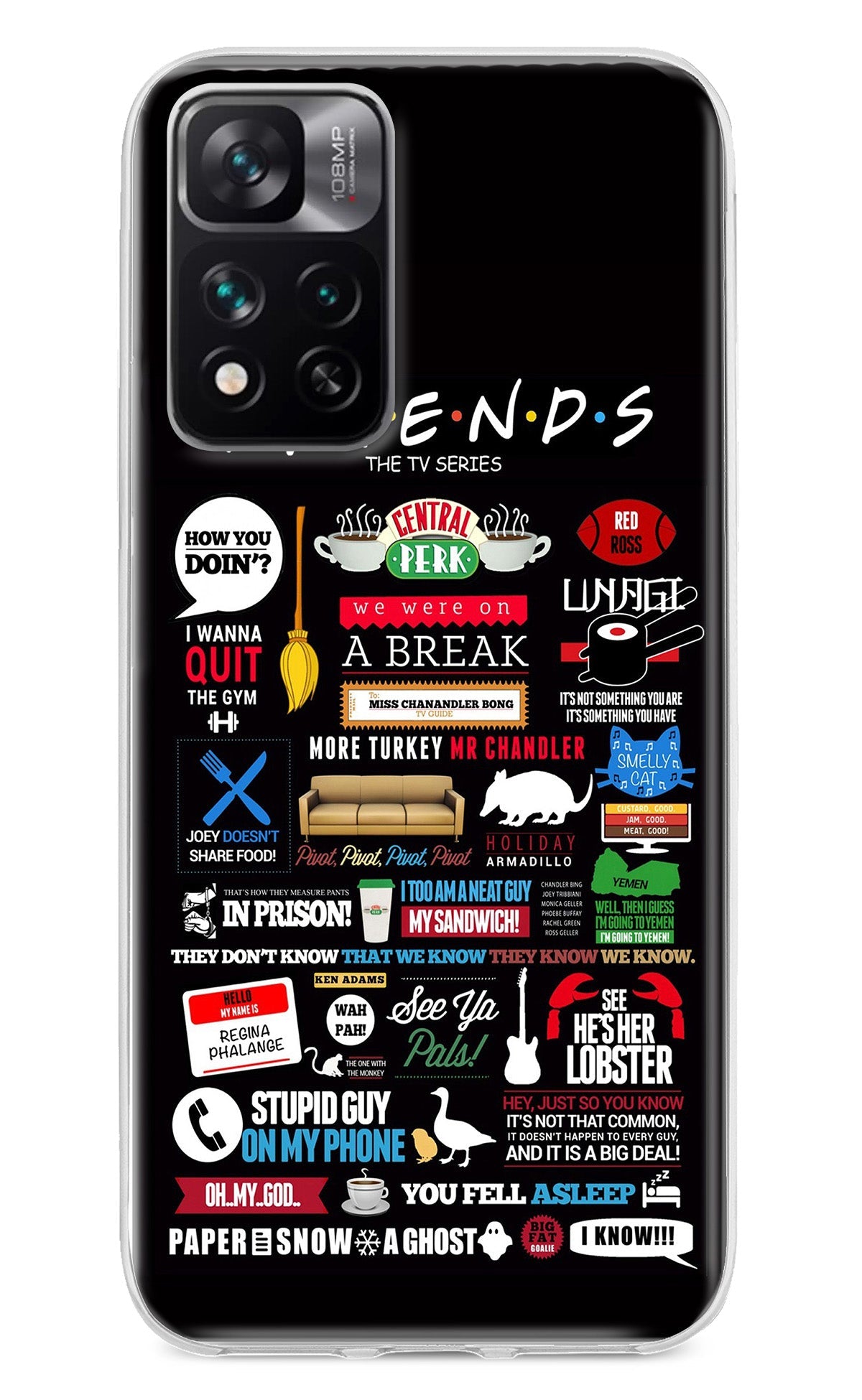 FRIENDS Mi 11i 5G/11i 5G Hypercharge Back Cover