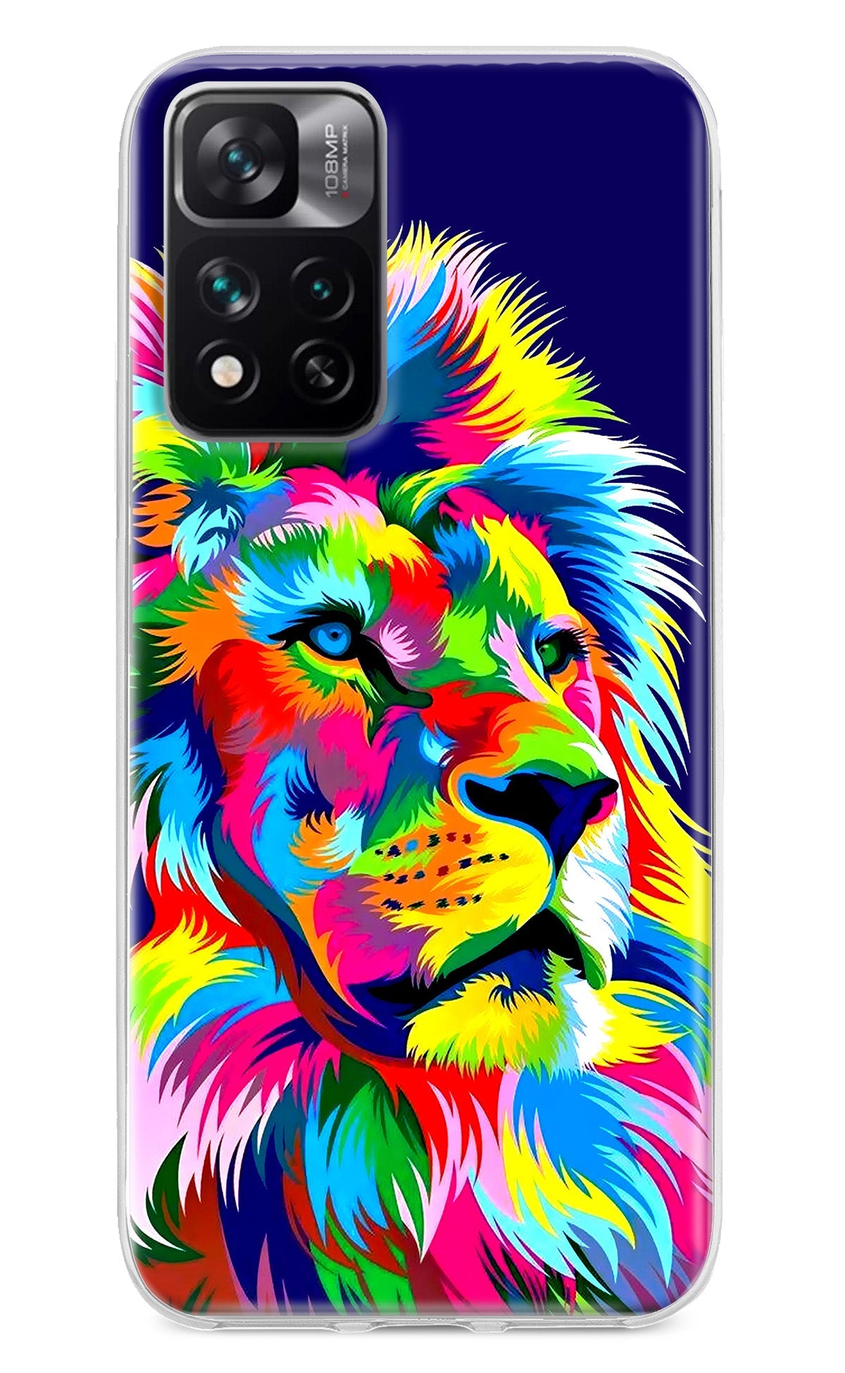 Vector Art Lion Mi 11i 5G/11i 5G Hypercharge Back Cover