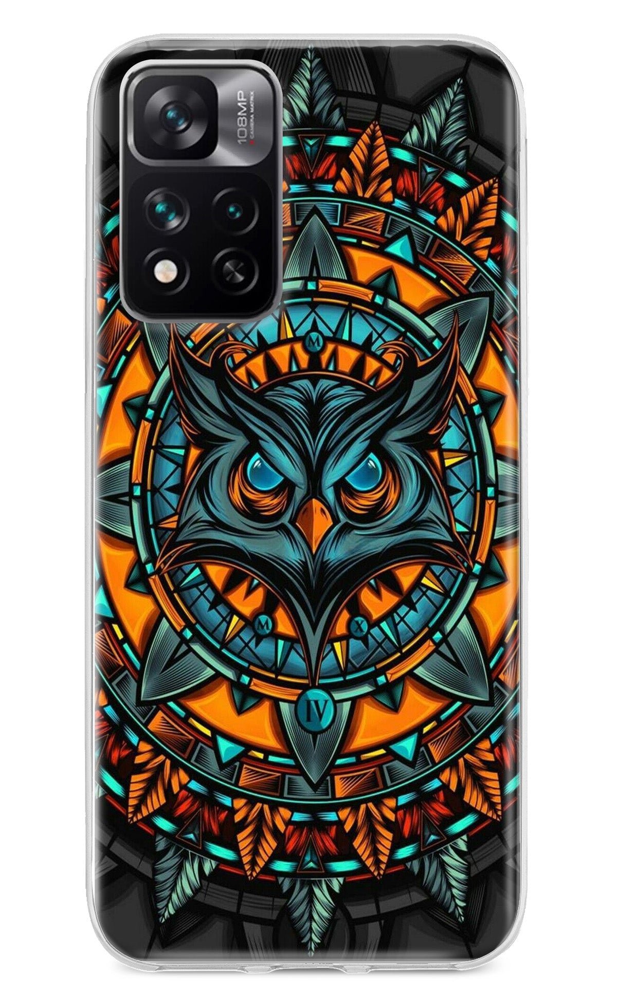 Angry Owl Art Mi 11i 5G/11i 5G Hypercharge Back Cover