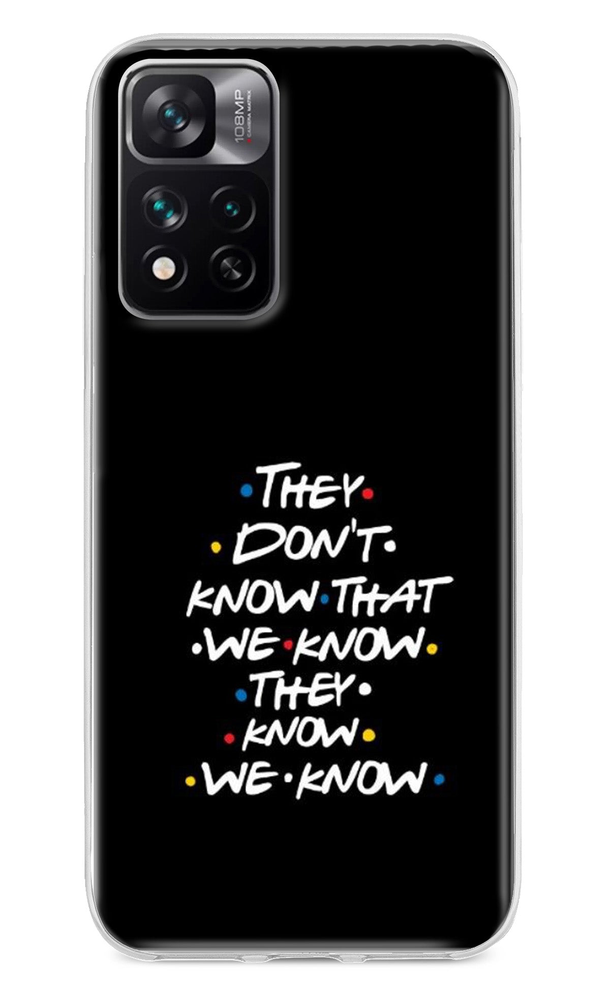 FRIENDS Dialogue Mi 11i 5G/11i 5G Hypercharge Back Cover