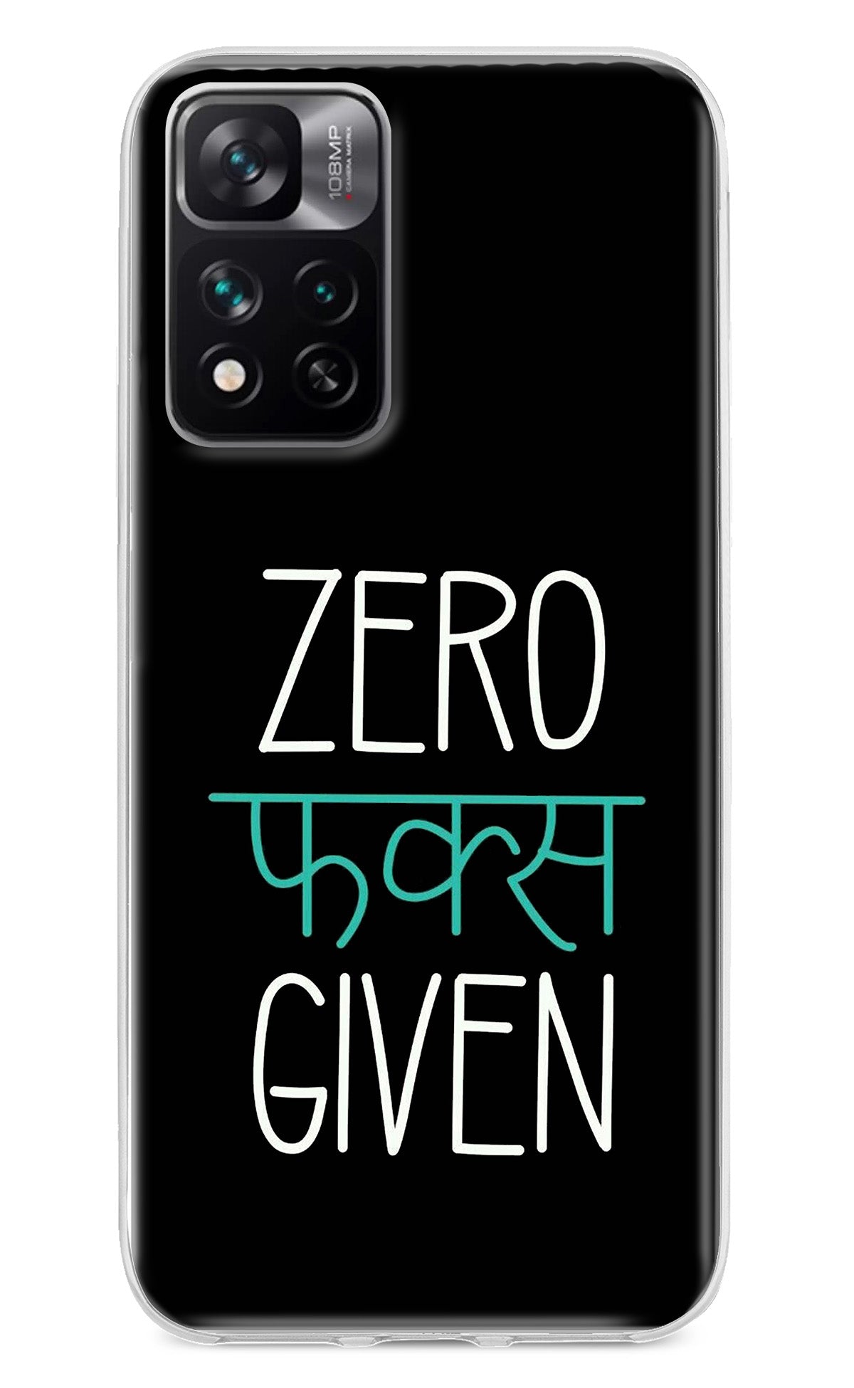 Zero Fucks Given Mi 11i 5G/11i 5G Hypercharge Back Cover