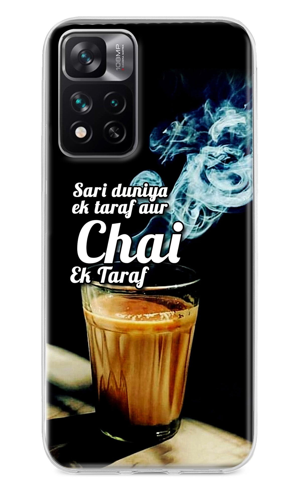 Chai Ek Taraf Quote Mi 11i 5G/11i 5G Hypercharge Back Cover