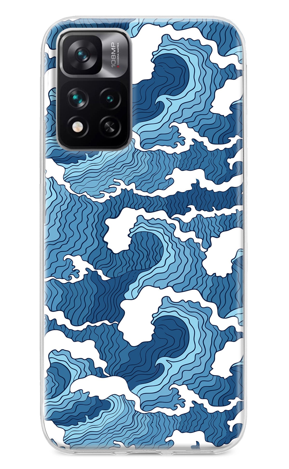 Blue Waves Mi 11i 5G/11i 5G Hypercharge Back Cover