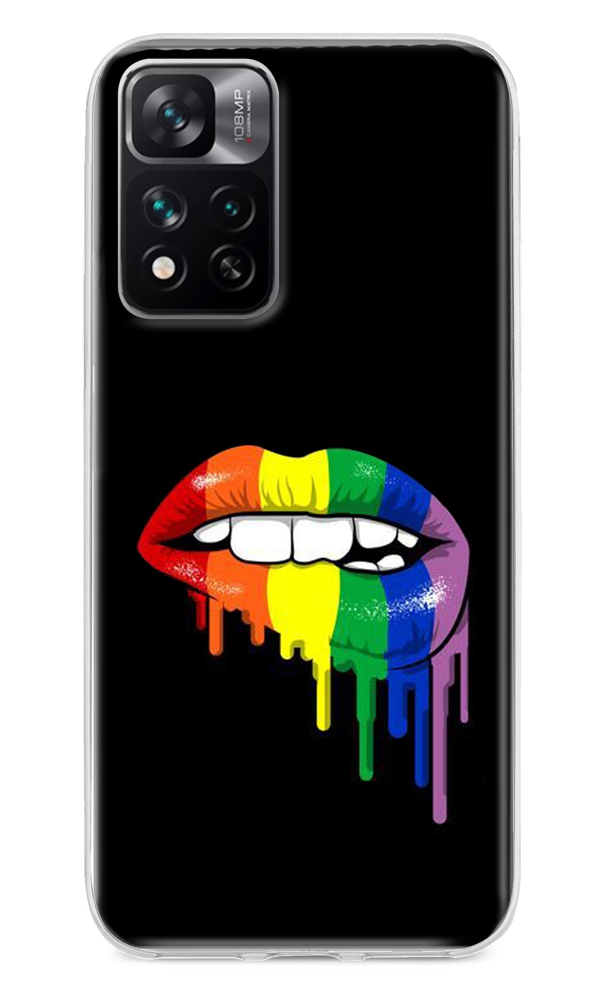 Lips Biting Mi 11i 5G/11i 5G Hypercharge Back Cover