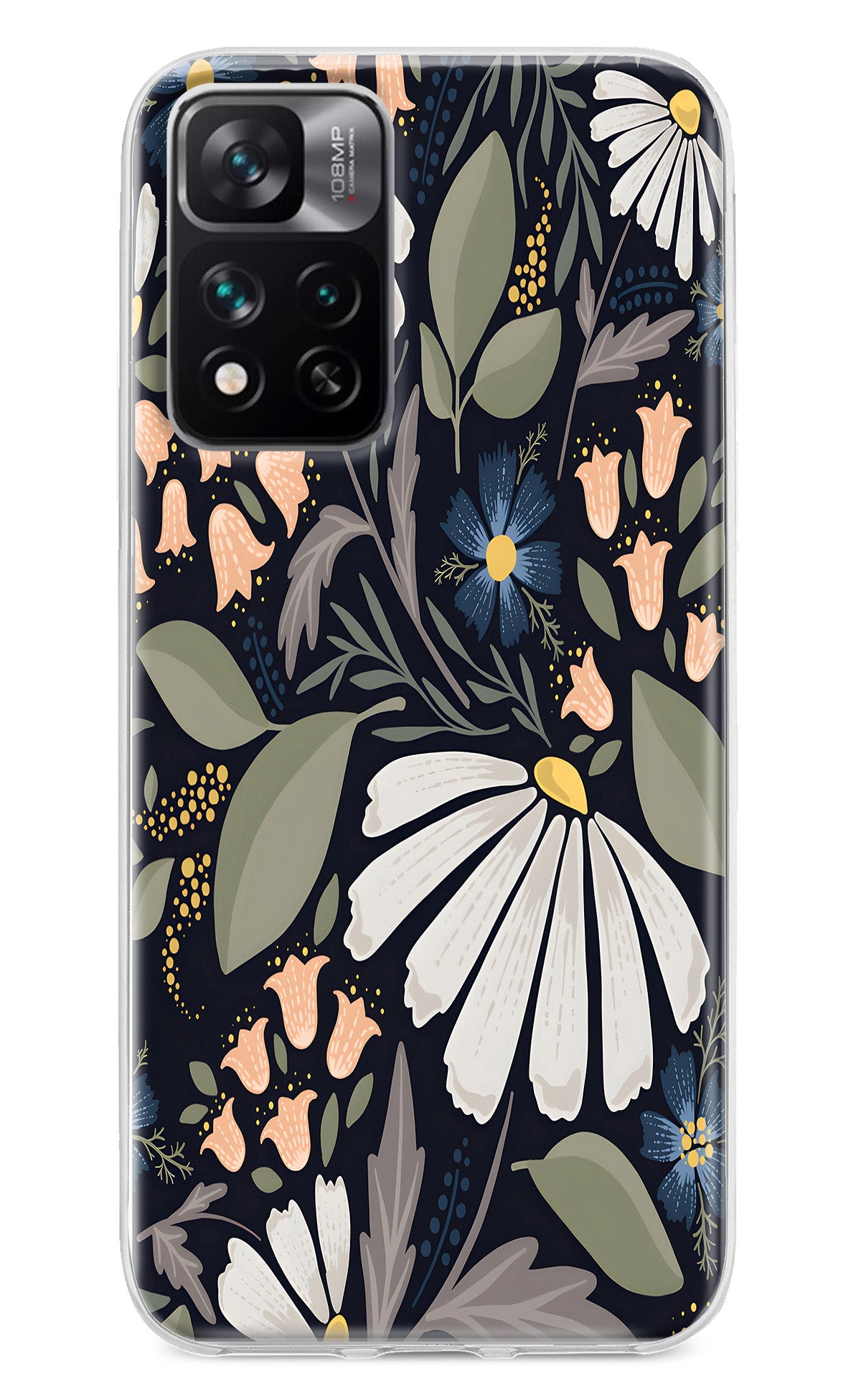 Flowers Art Mi 11i 5G/11i 5G Hypercharge Back Cover