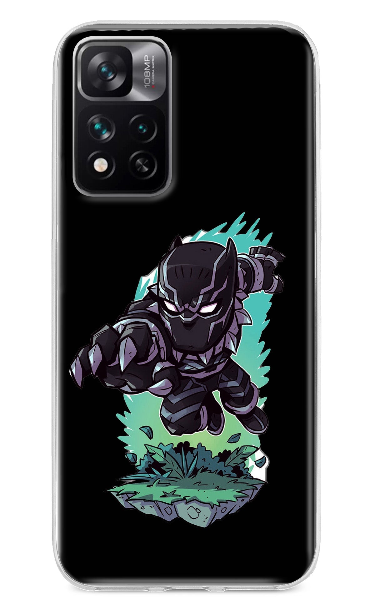 Black Panther Mi 11i 5G/11i 5G Hypercharge Back Cover