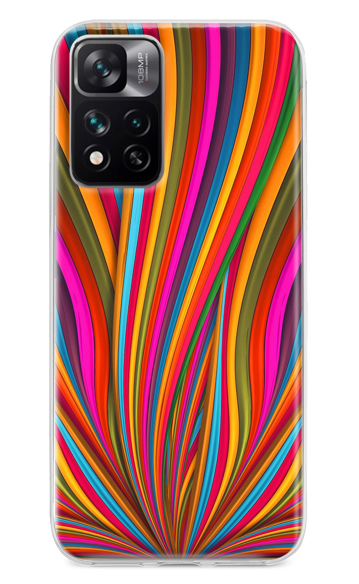 Trippy Wavy Mi 11i 5G/11i 5G Hypercharge Back Cover