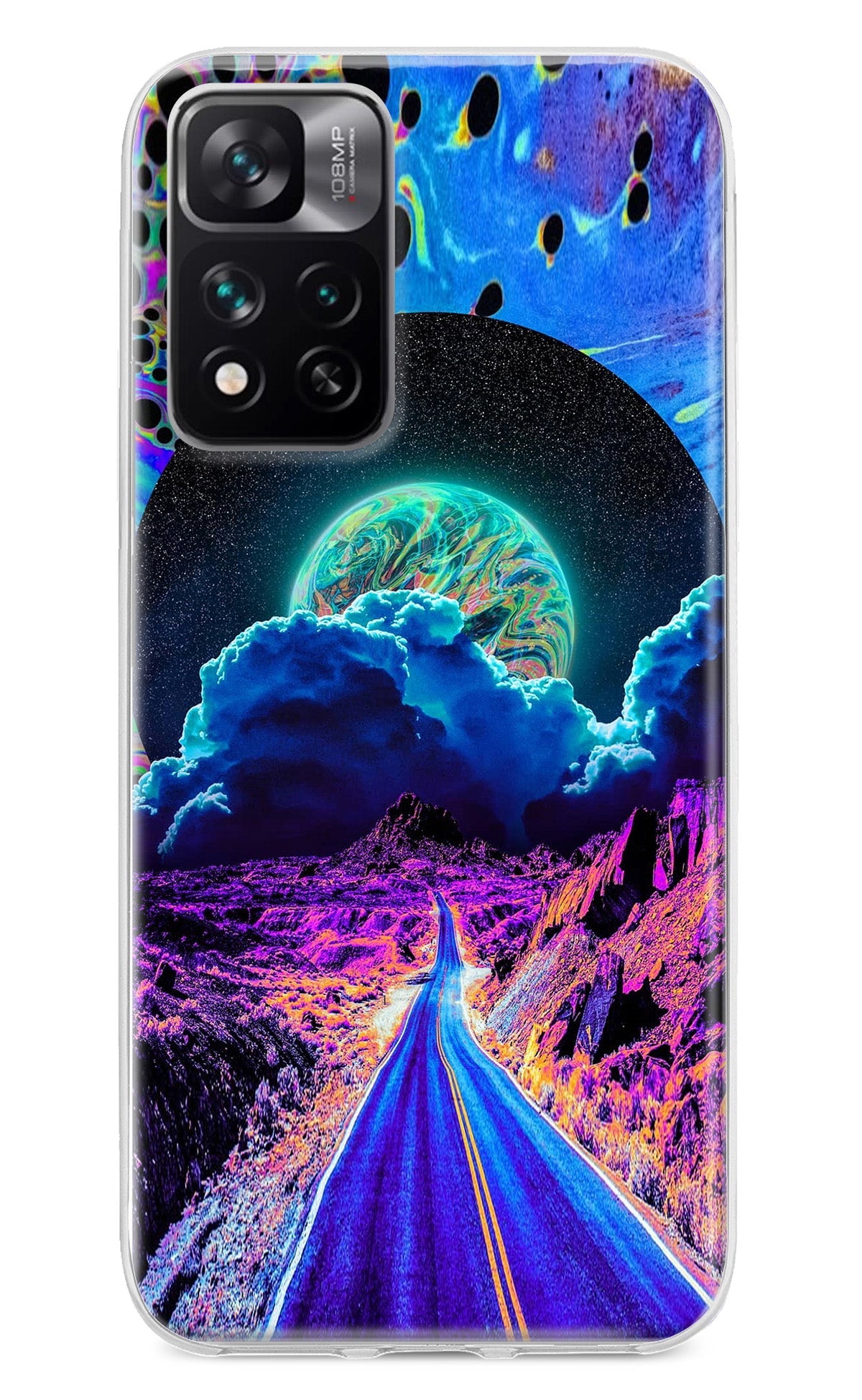 Psychedelic Painting Mi 11i 5G/11i 5G Hypercharge Back Cover