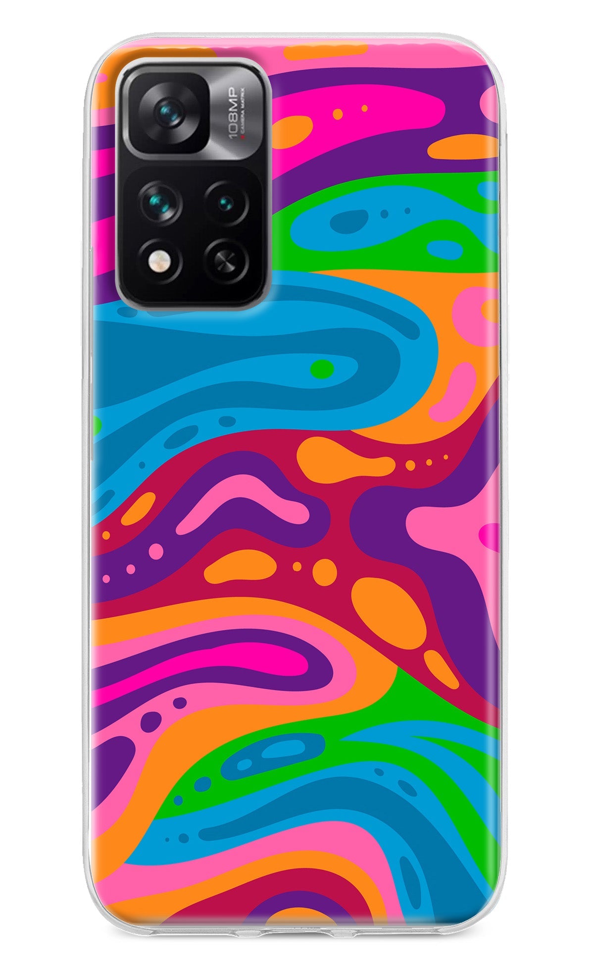 Trippy Pattern Mi 11i 5G/11i 5G Hypercharge Back Cover