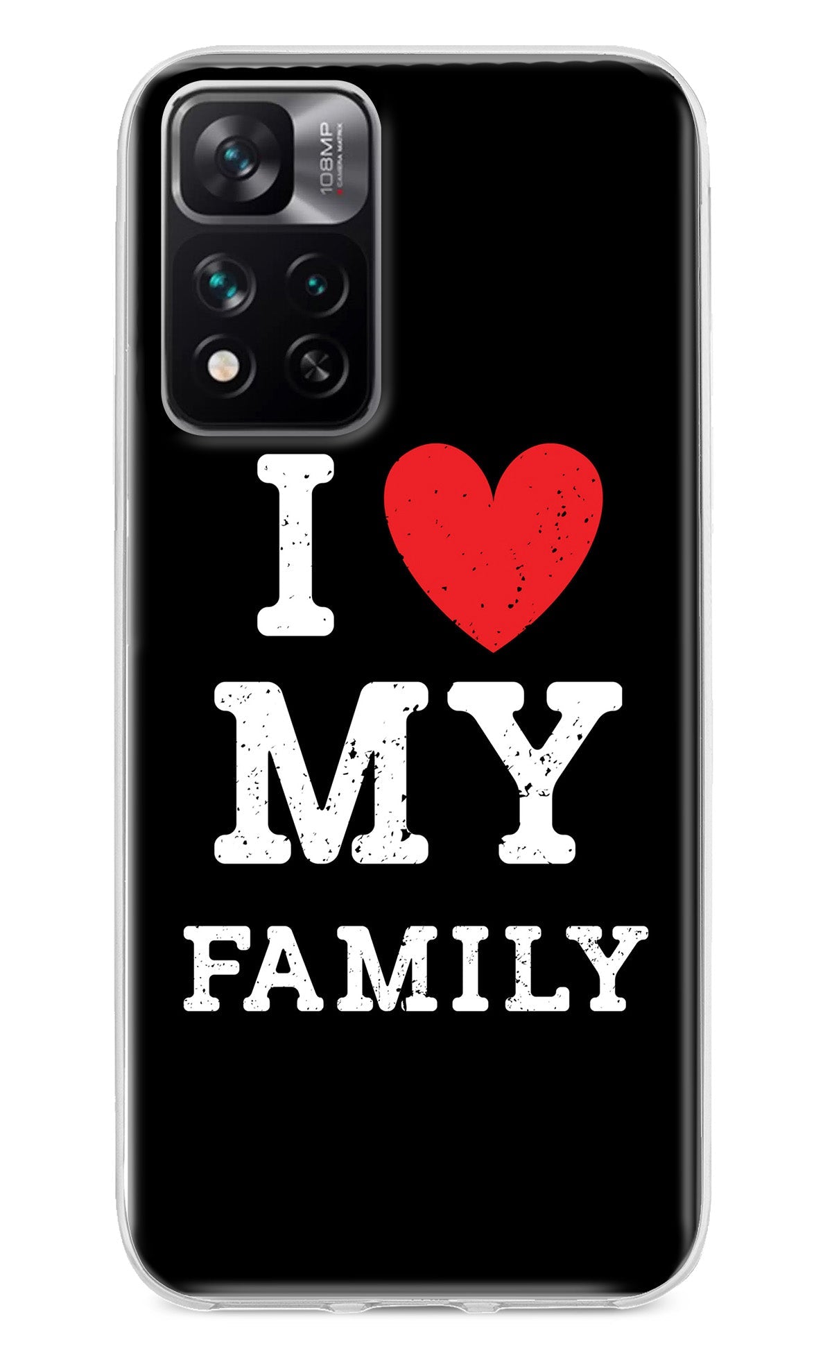 I Love My Family Mi 11i 5G/11i 5G Hypercharge Back Cover