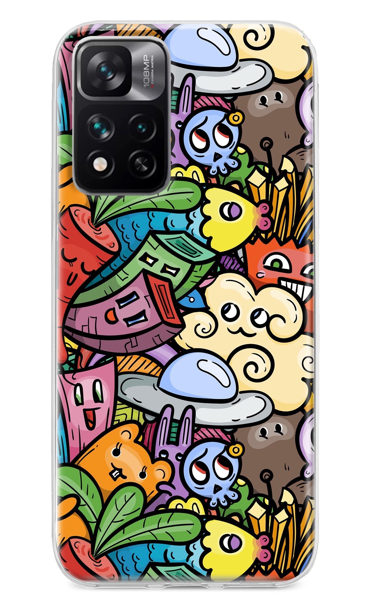 Veggie Doodle Mi 11i 5G/11i 5G Hypercharge Back Cover