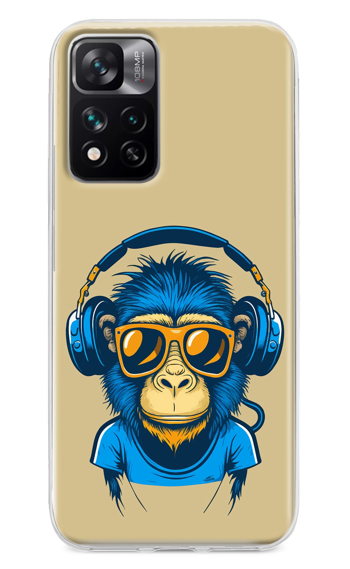 Monkey Headphone Mi 11i 5G/11i 5G Hypercharge Back Cover