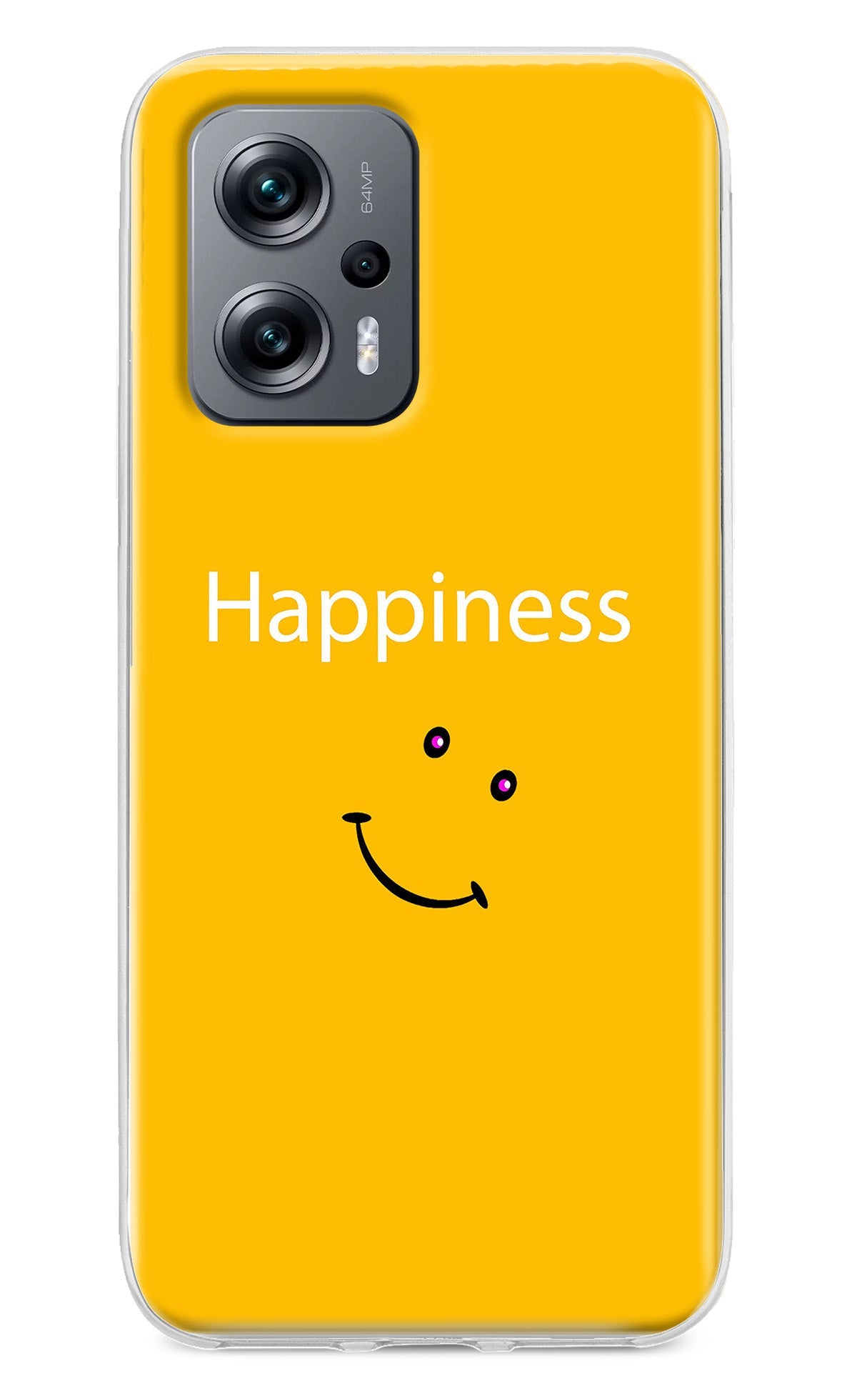 Happiness With Smiley Redmi K50i Back Cover