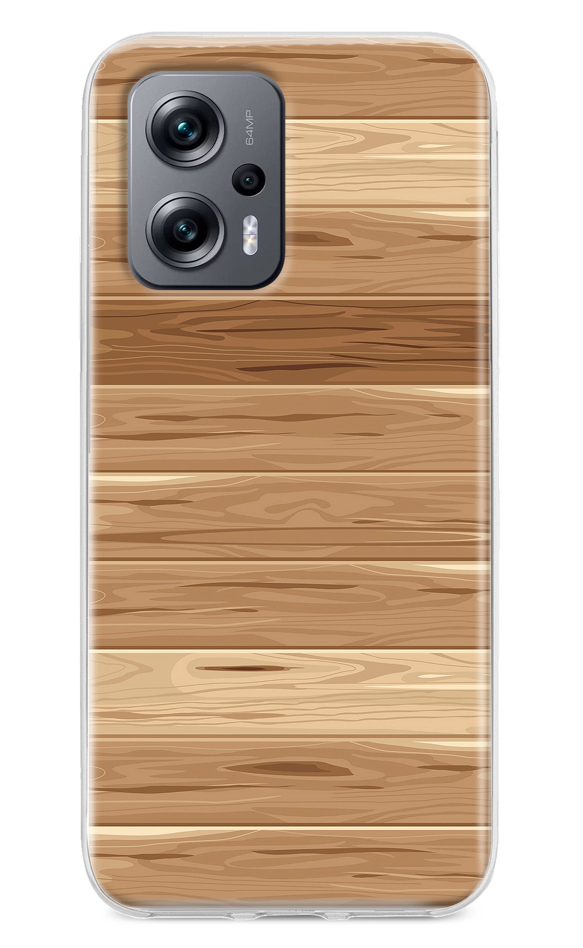 Wooden Vector Redmi K50i Back Cover