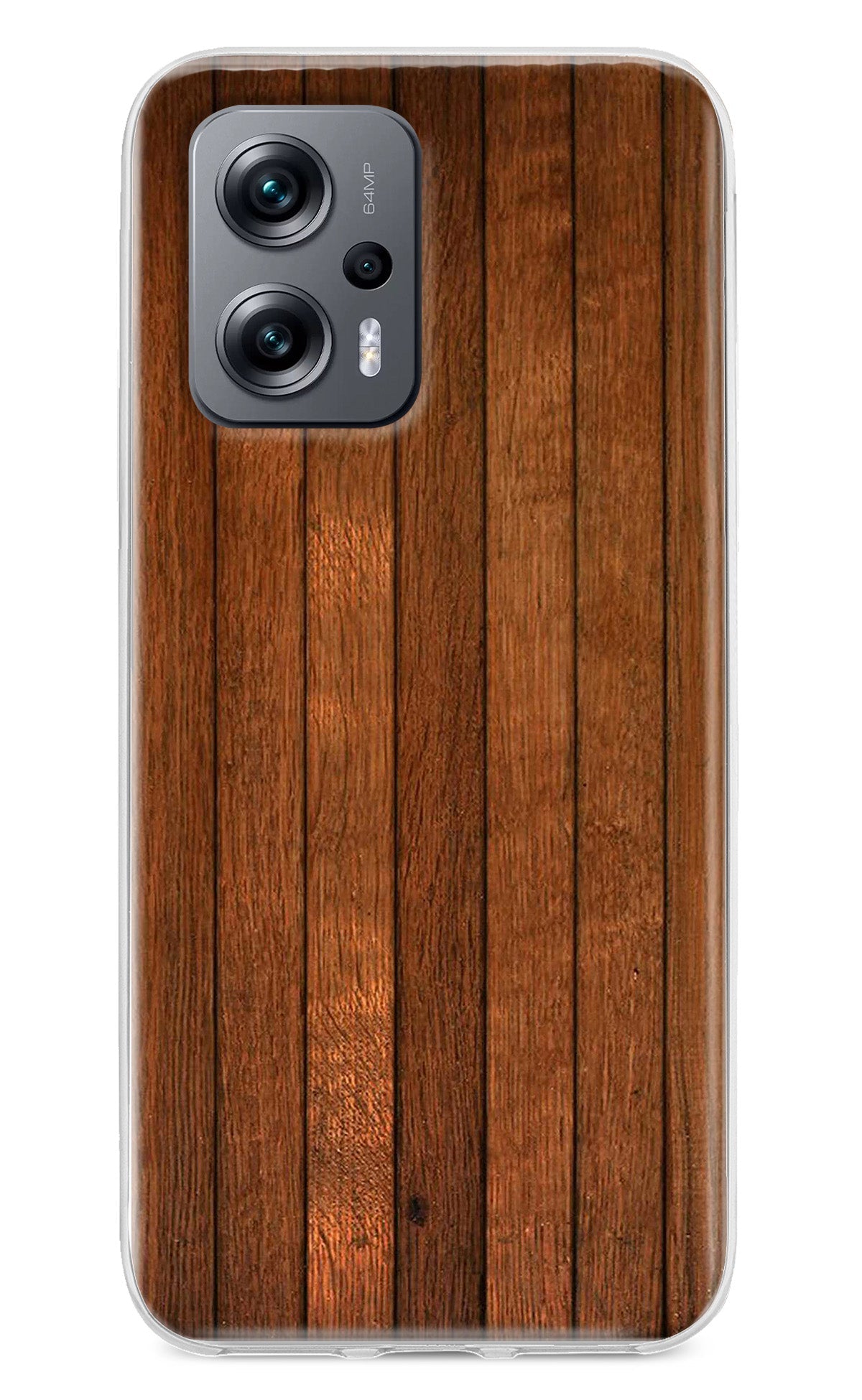 Wooden Artwork Bands Redmi K50i Back Cover