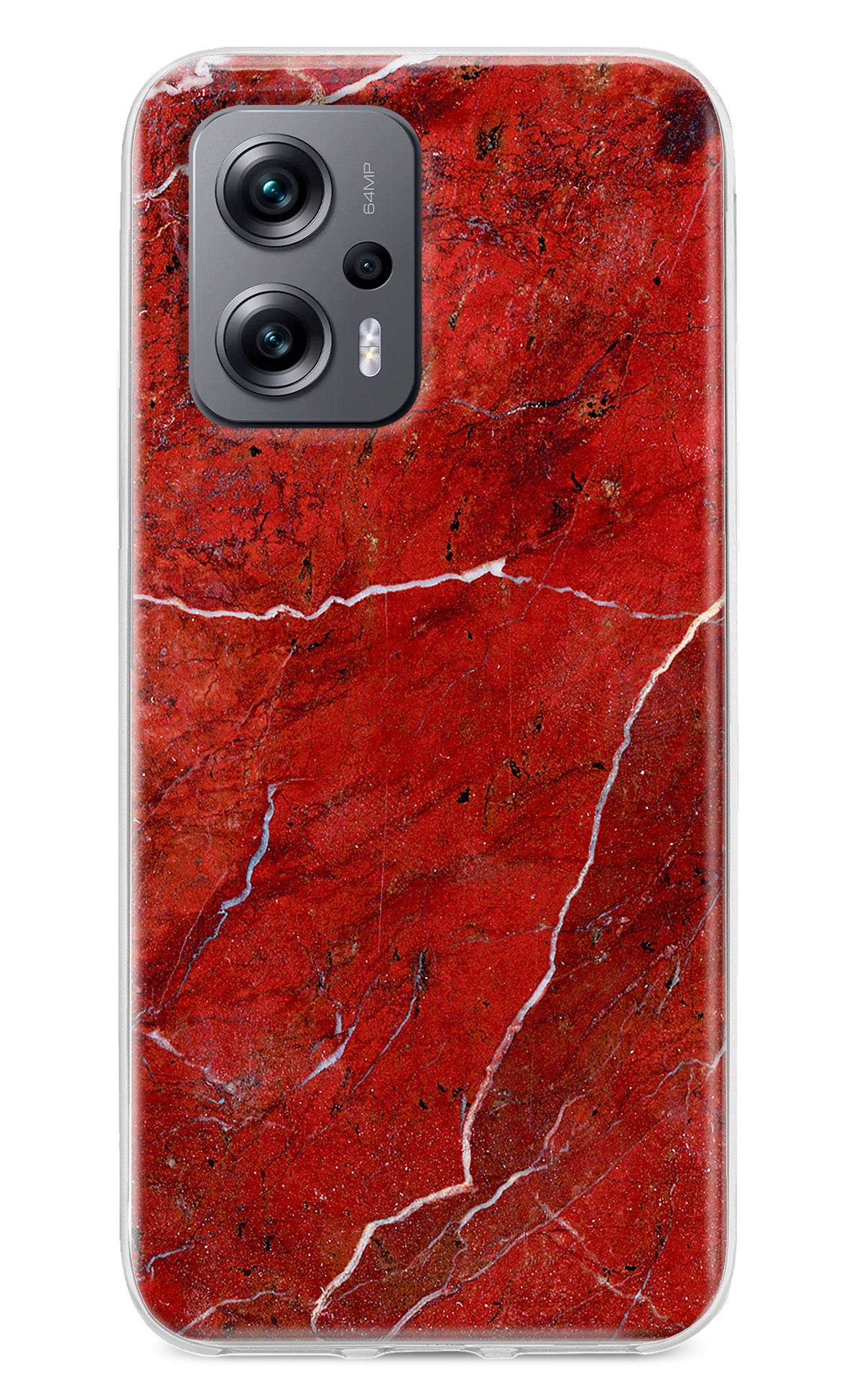 Red Marble Design Redmi K50i Back Cover