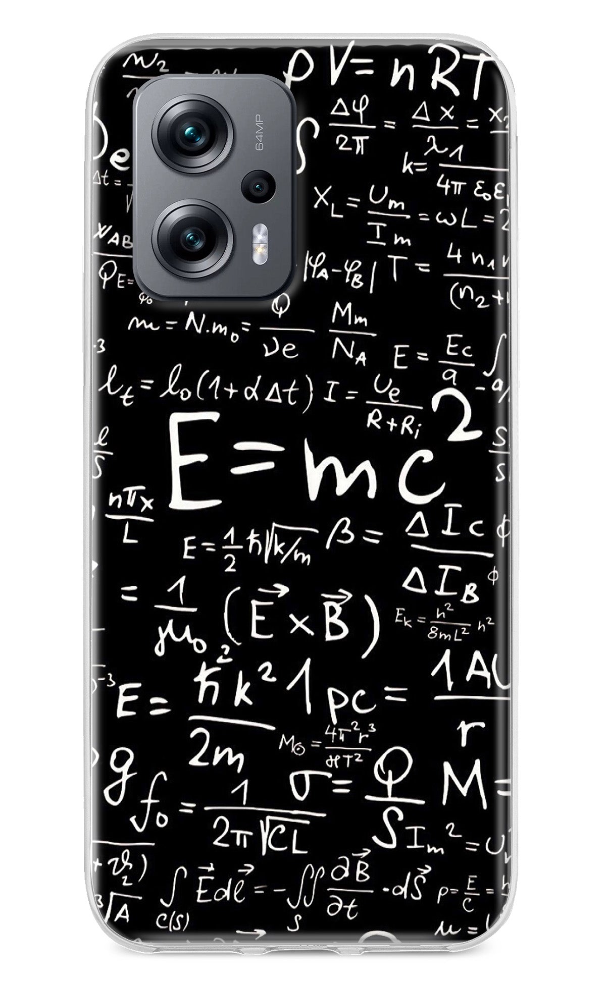 Physics Formula Redmi K50i Back Cover