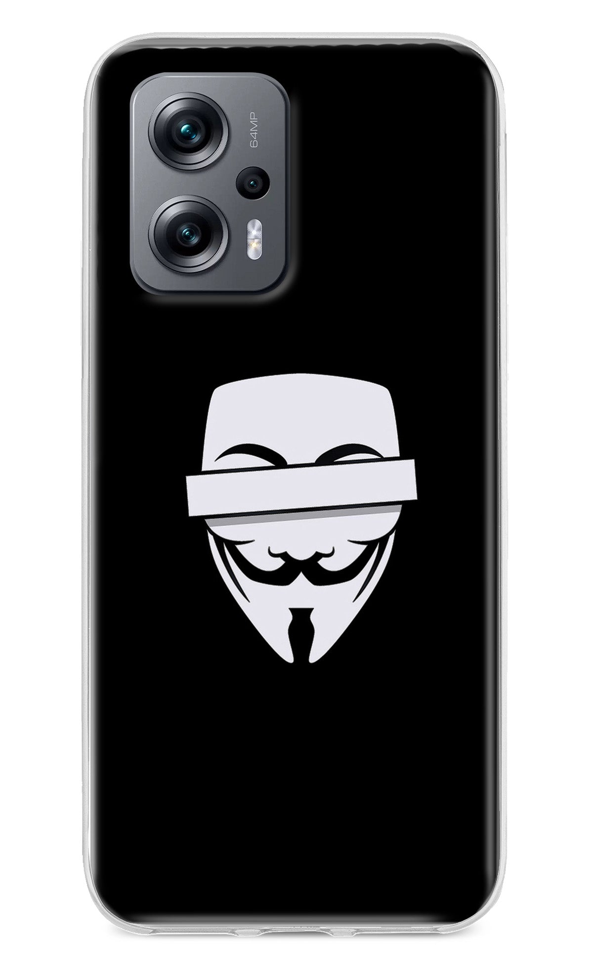 Anonymous Face Redmi K50i Back Cover