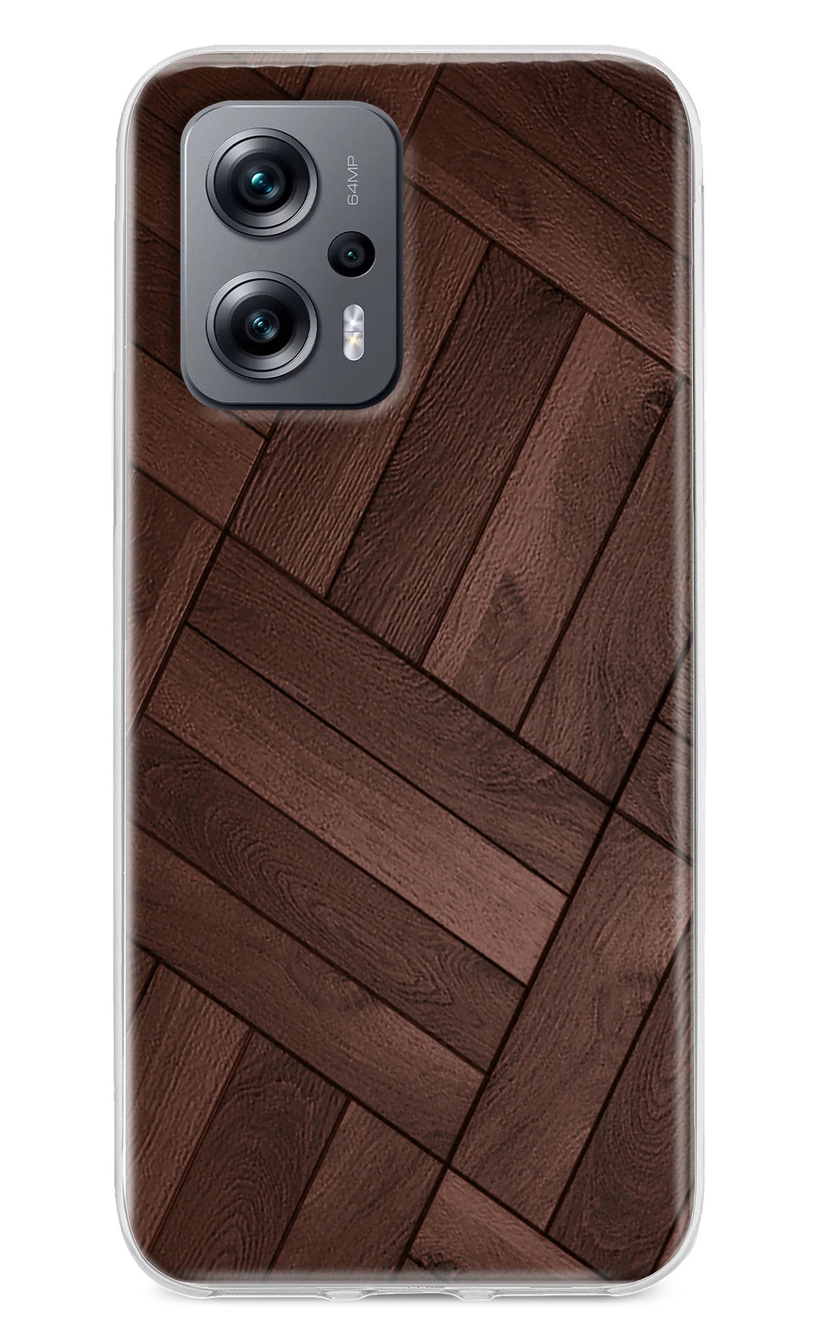 Wooden Texture Design Redmi K50i Back Cover