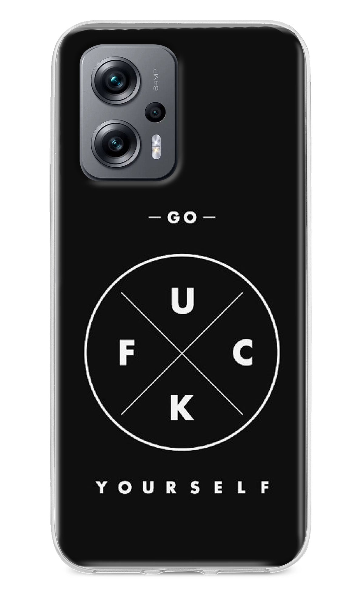 Go Fuck Yourself Redmi K50i Back Cover