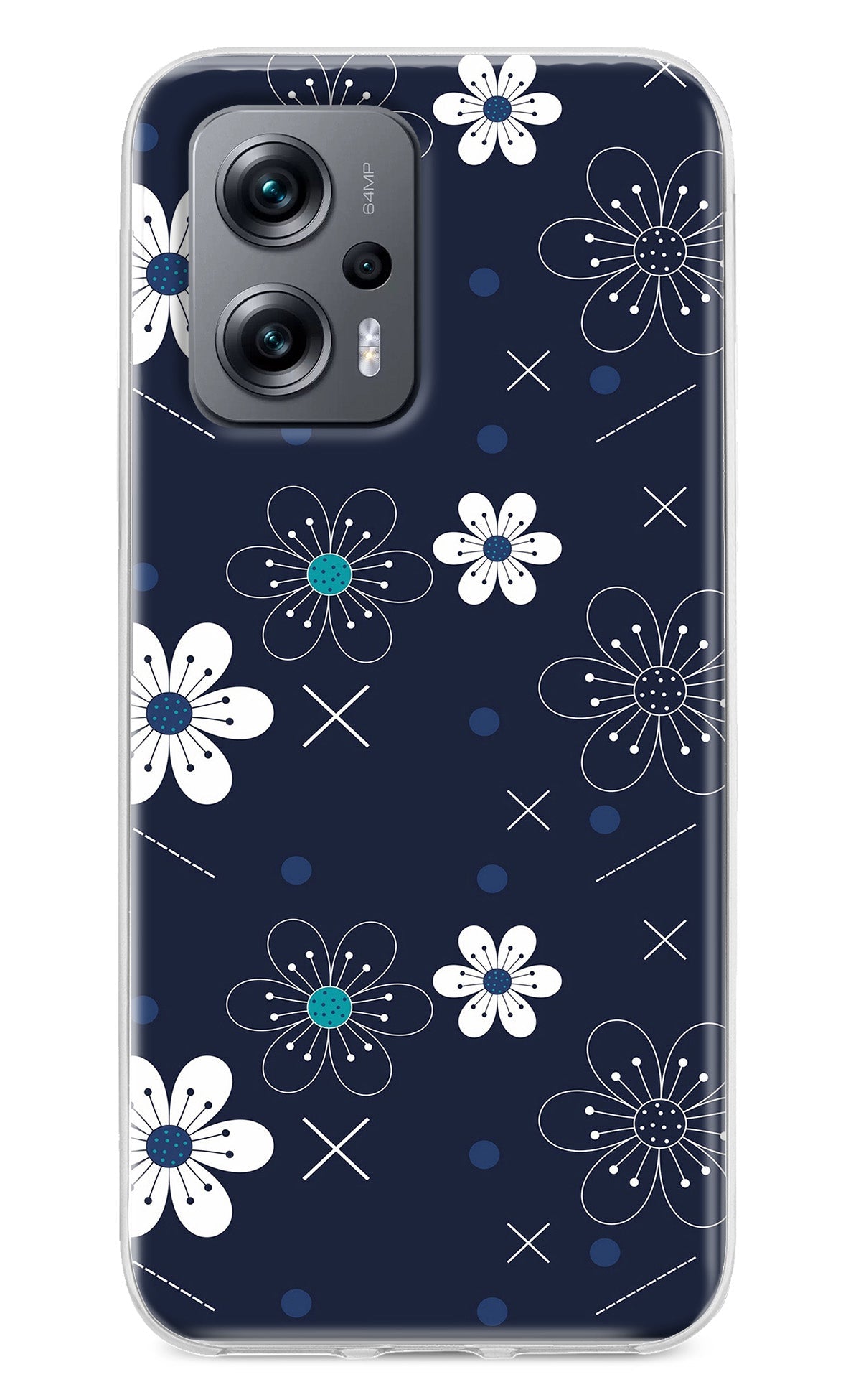 Flowers Redmi K50i Back Cover