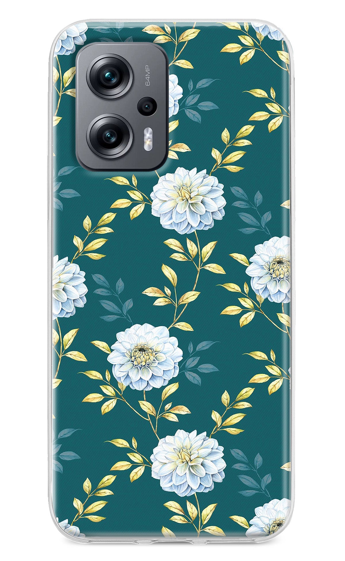 Flowers Redmi K50i Back Cover