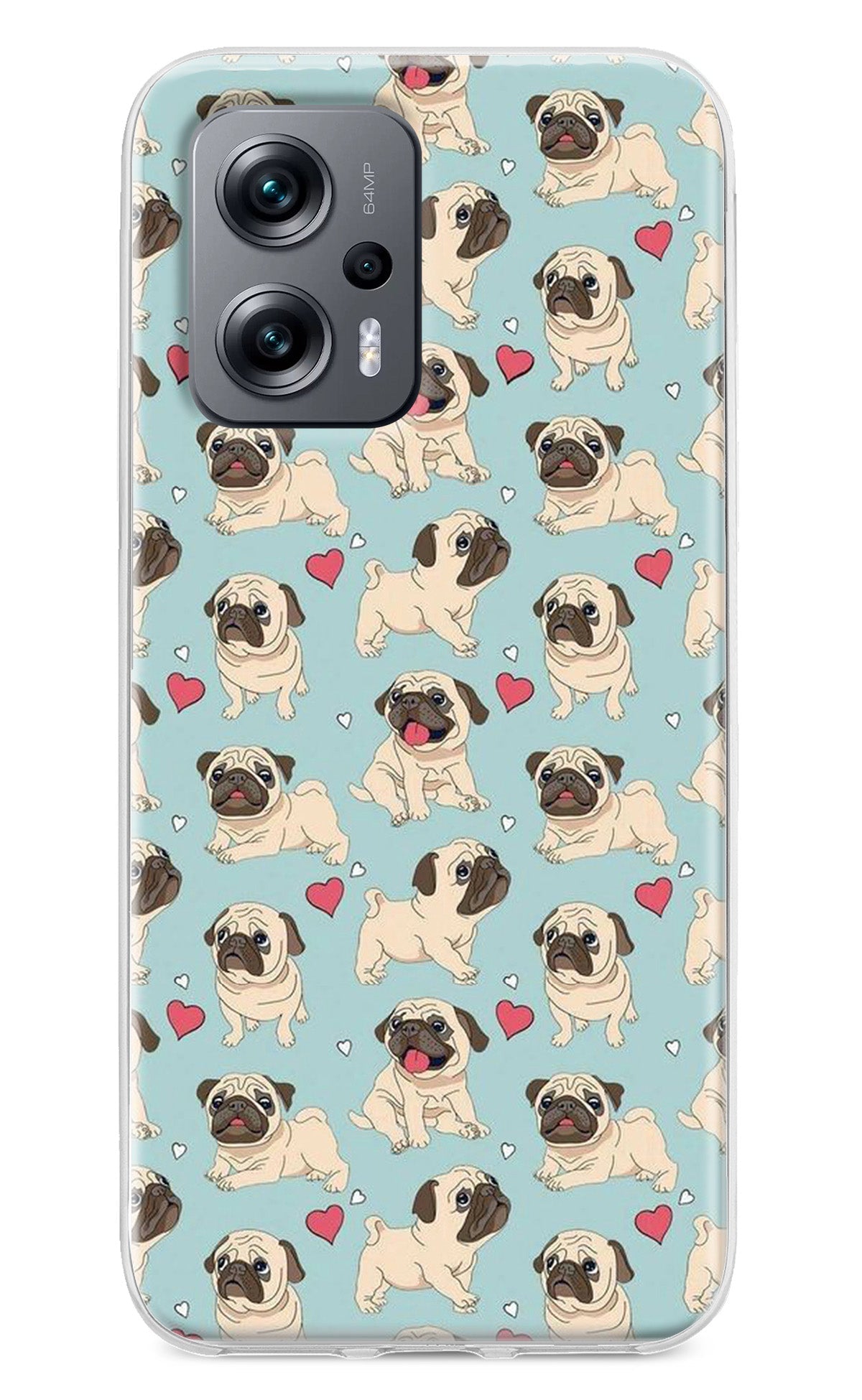 Pug Dog Redmi K50i Back Cover