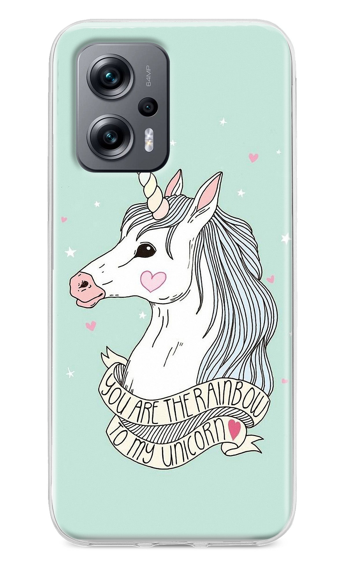 Unicorn Wallpaper Redmi K50i Back Cover