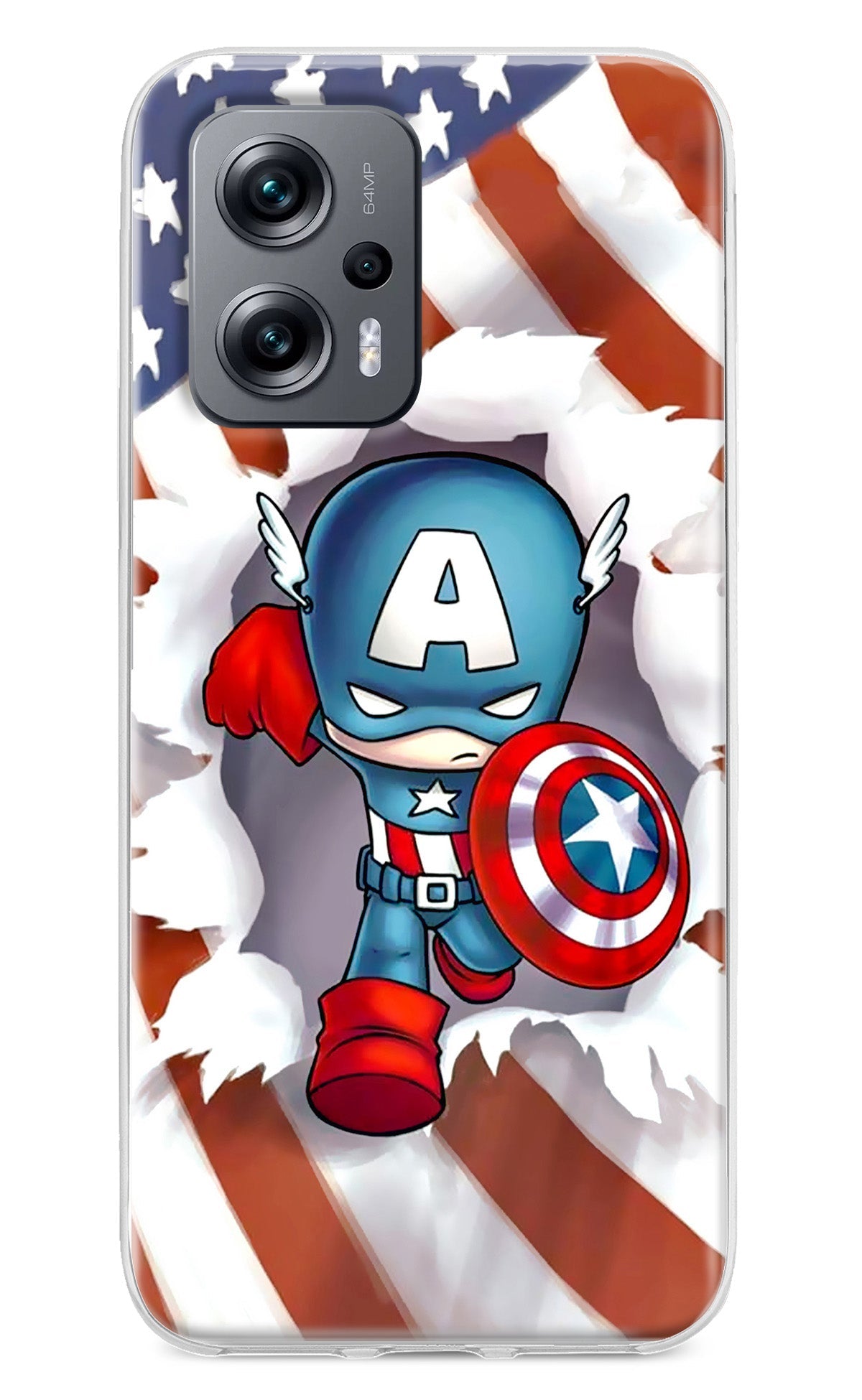 Captain America Redmi K50i Back Cover