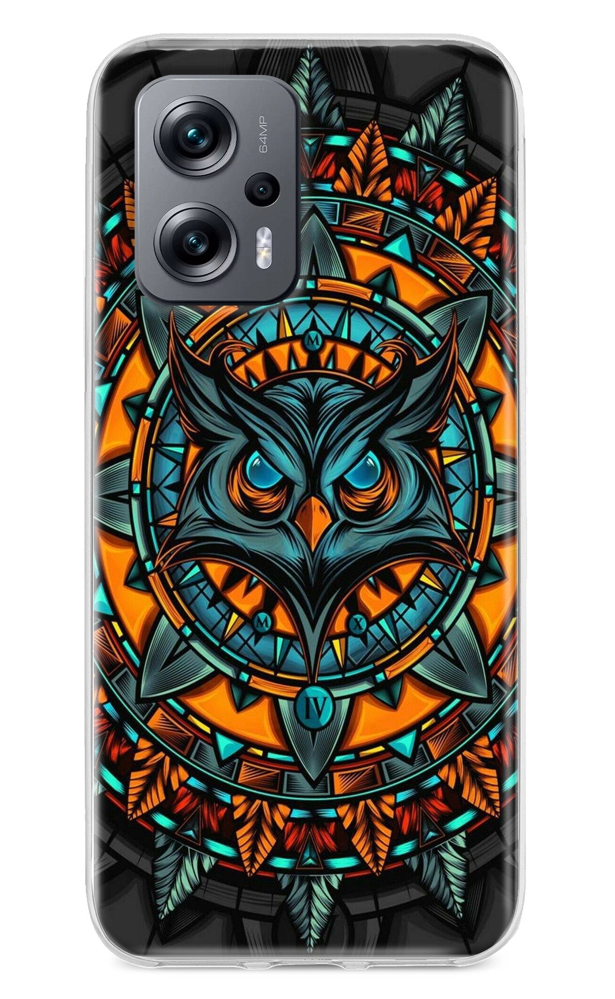 Angry Owl Art Redmi K50i Back Cover