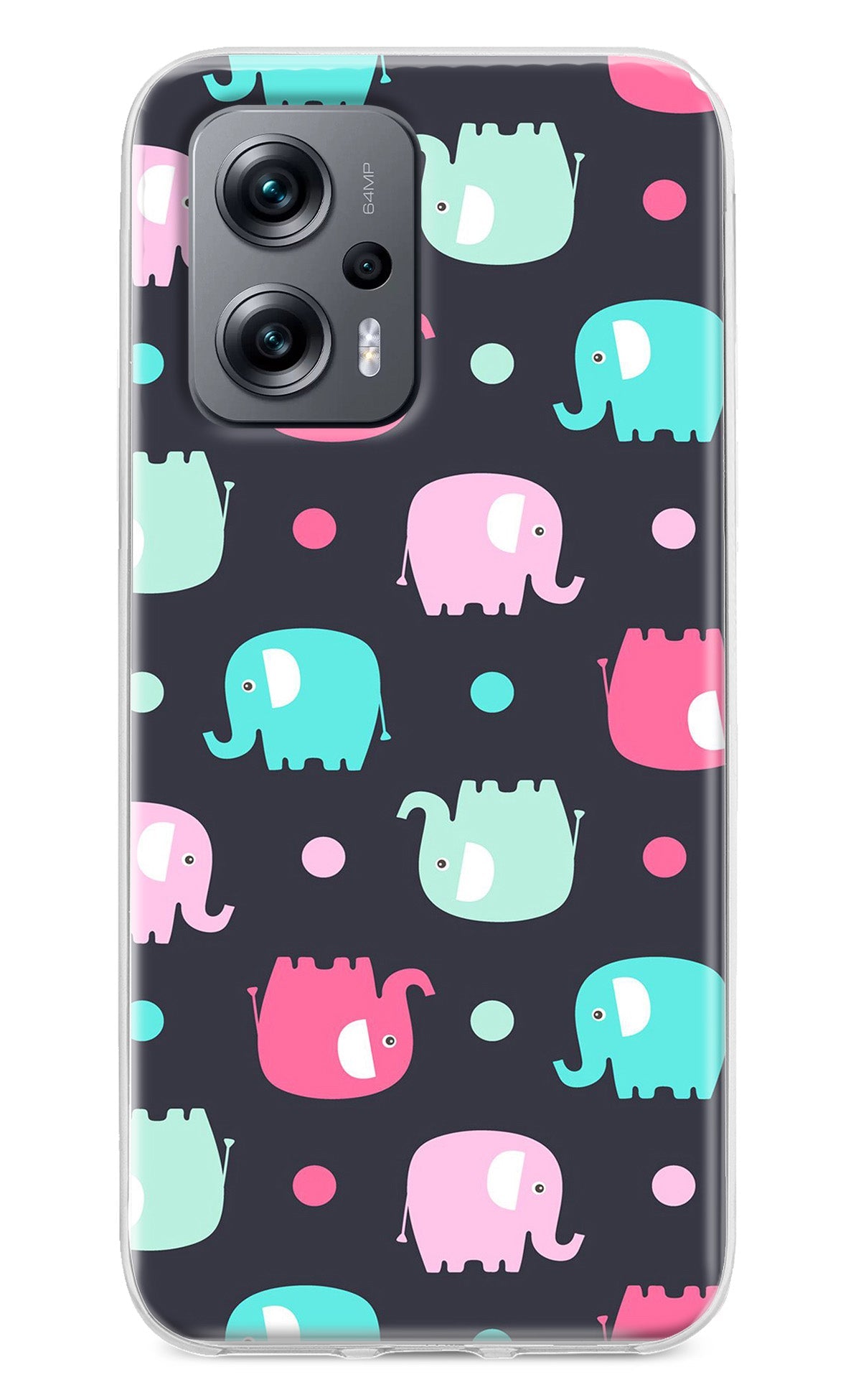 Elephants Redmi K50i Back Cover