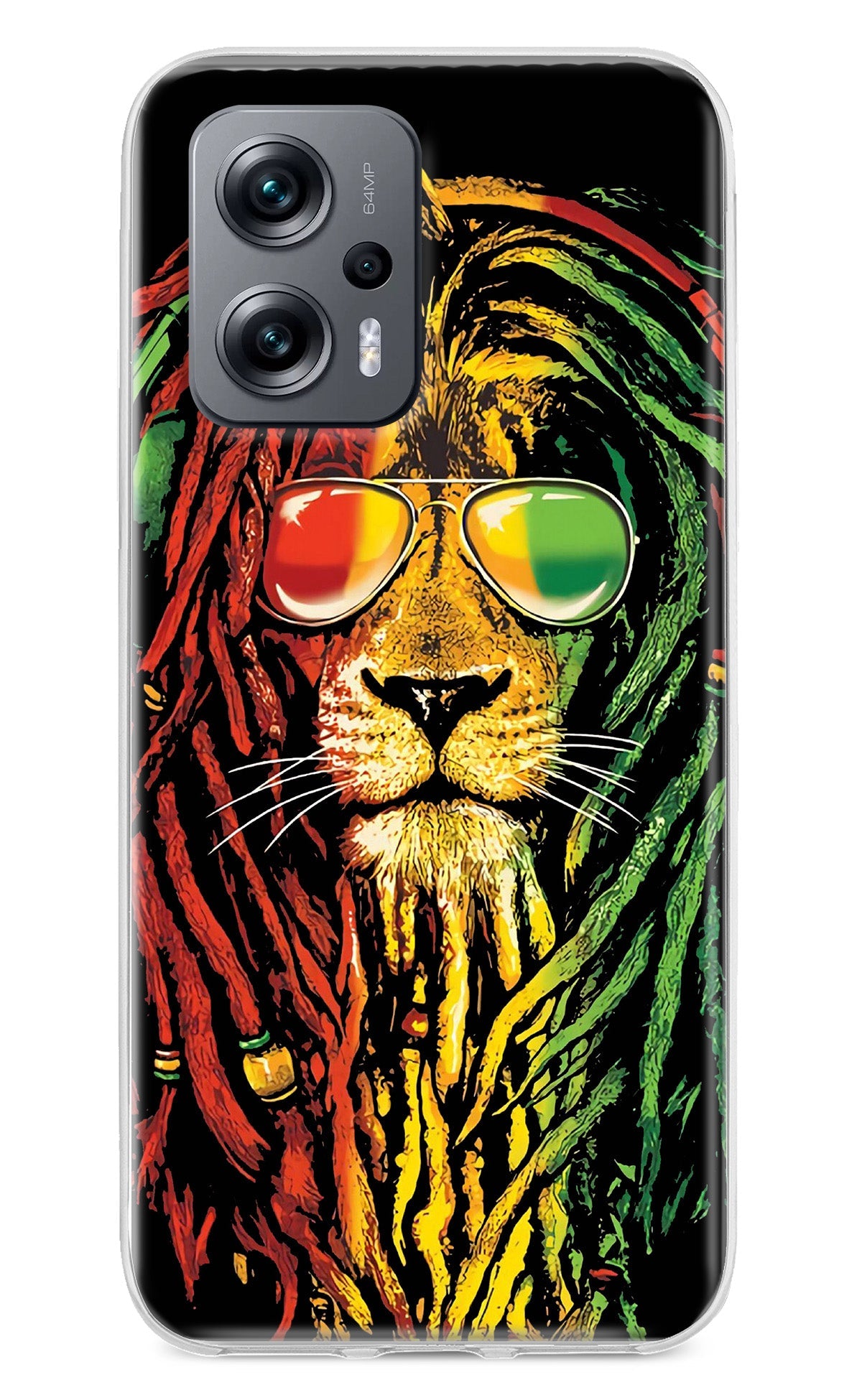 Rasta Lion Redmi K50i Back Cover