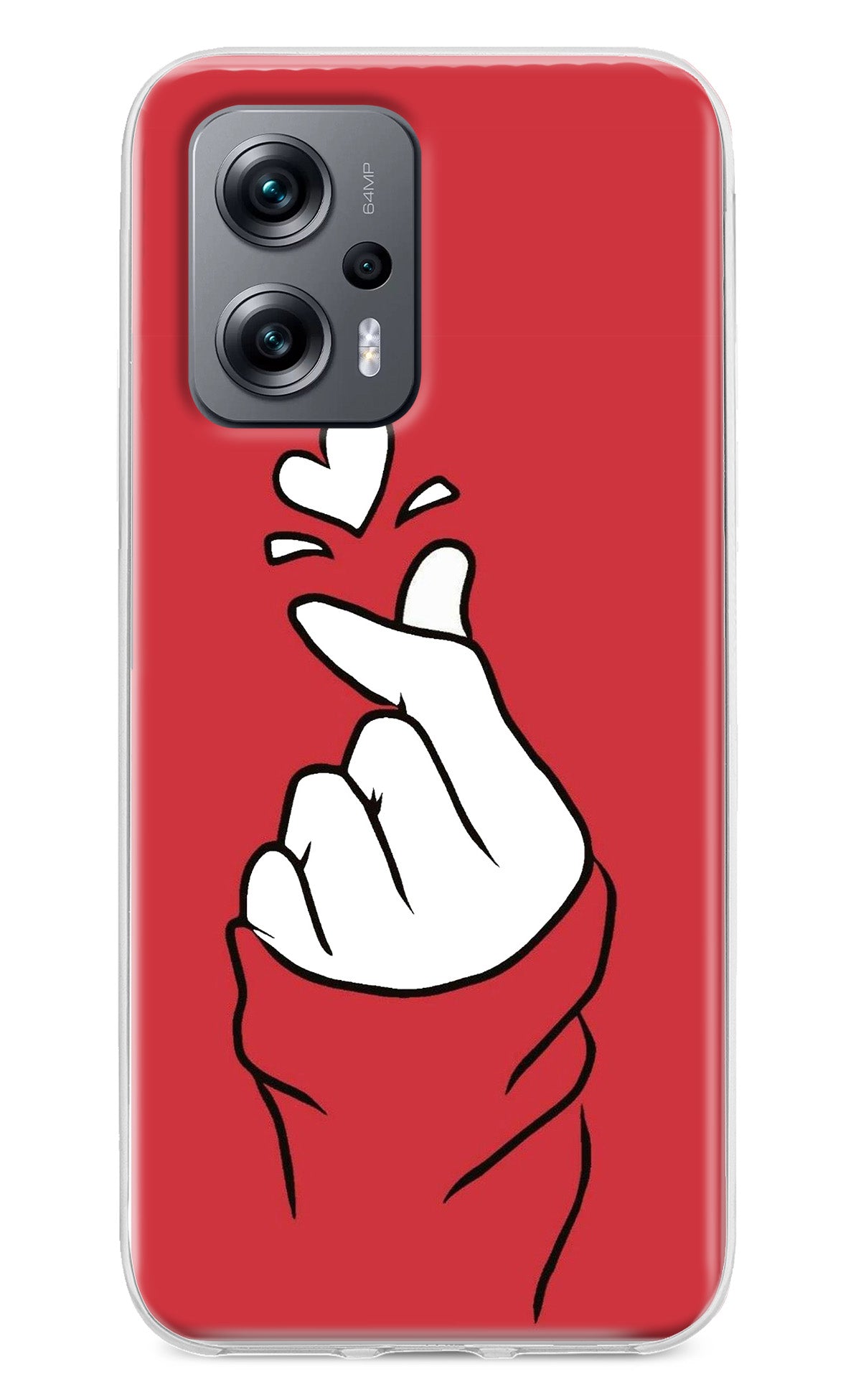 Korean Love Sign Redmi K50i Back Cover