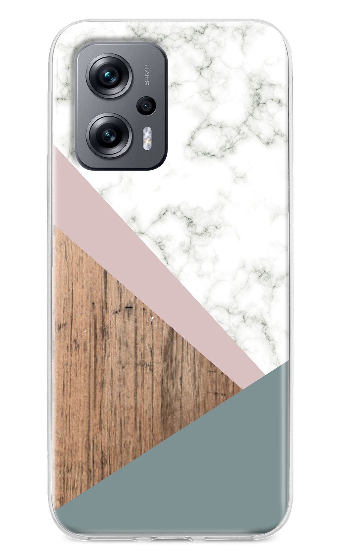 Marble wood Abstract Redmi K50i Back Cover