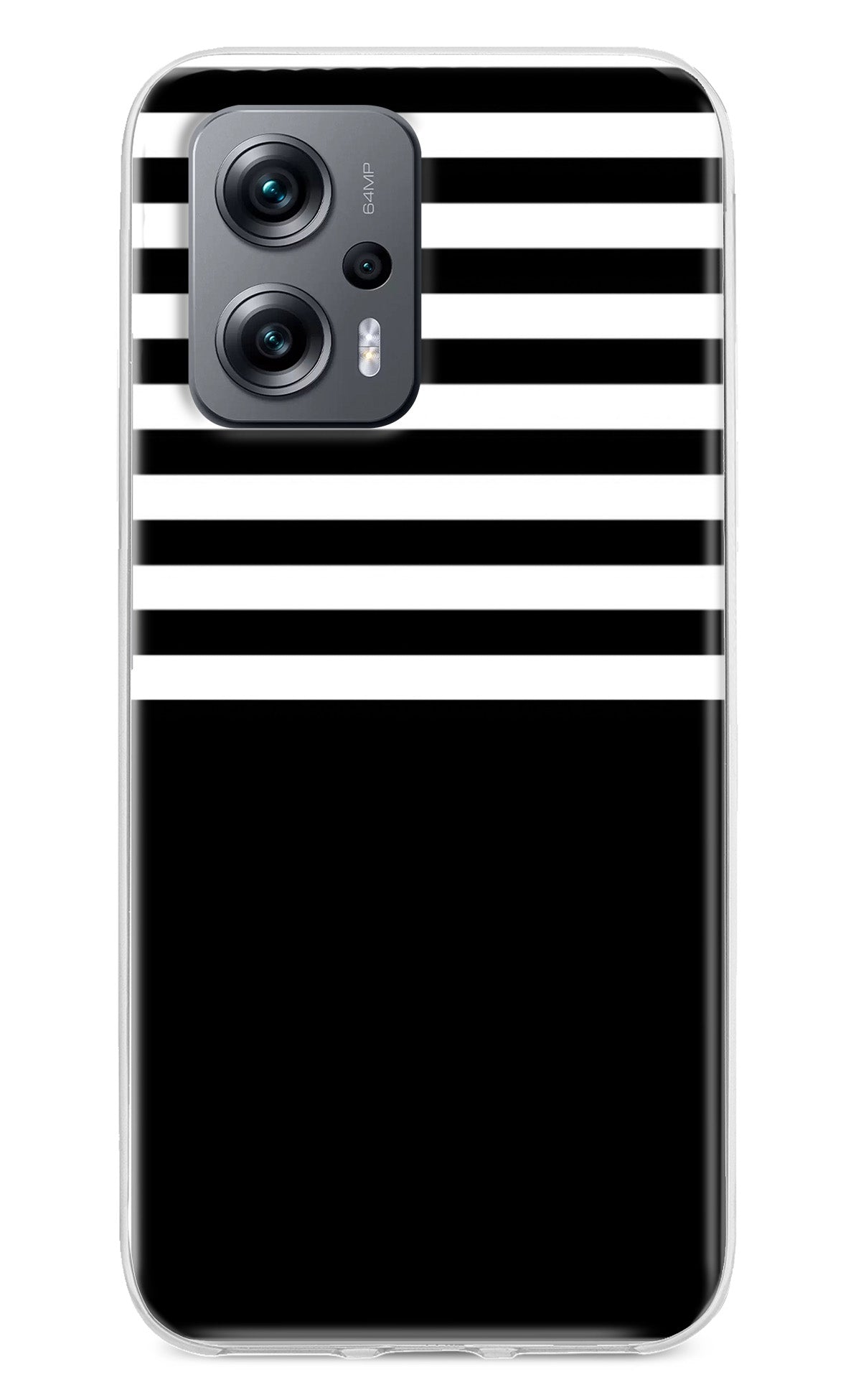 Black and White Print Redmi K50i Back Cover