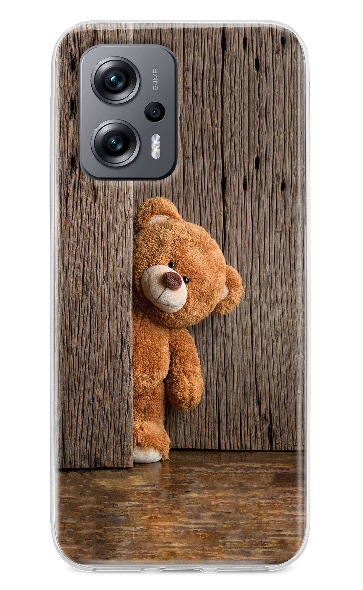 Teddy Wooden Redmi K50i Back Cover