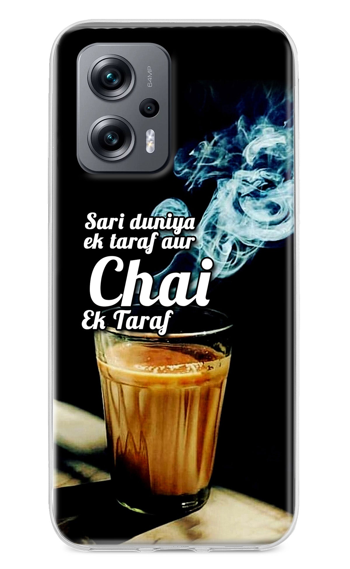 Chai Ek Taraf Quote Redmi K50i Back Cover