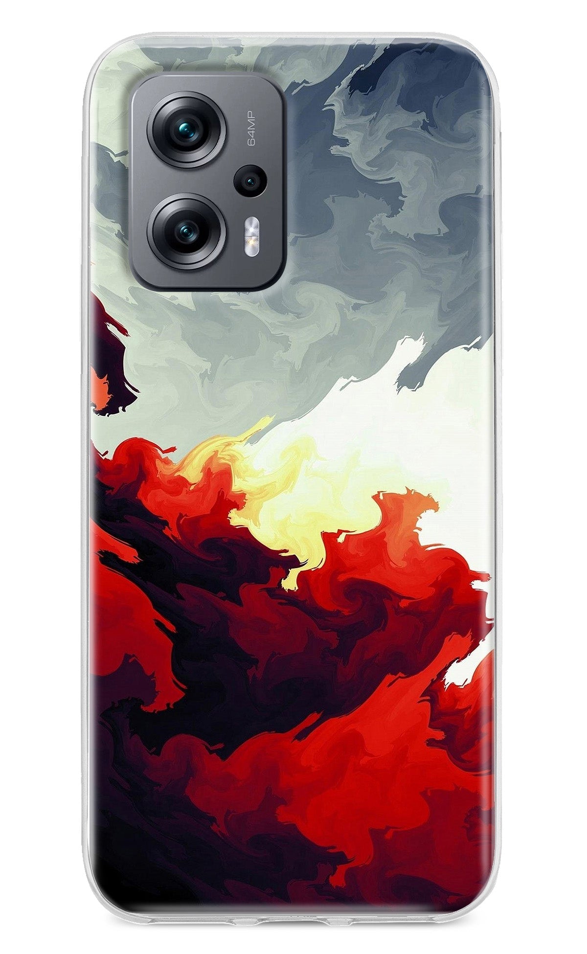 Fire Cloud Redmi K50i Back Cover