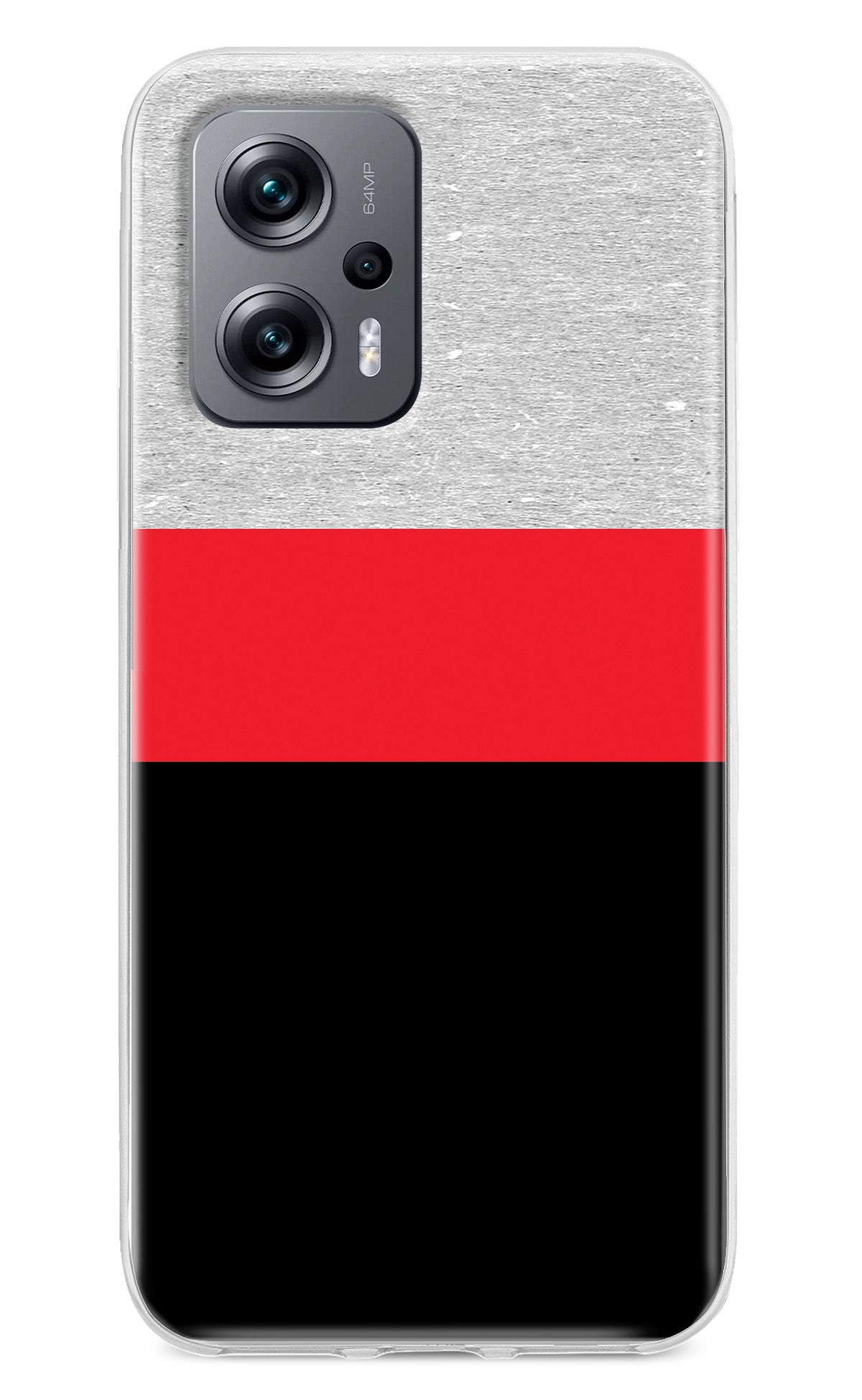 Tri Color Pattern Redmi K50i Back Cover