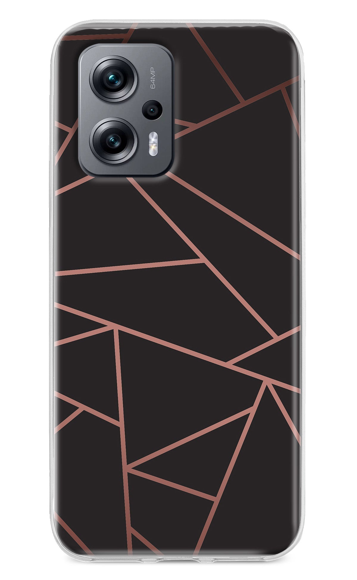 Geometric Pattern Redmi K50i Back Cover