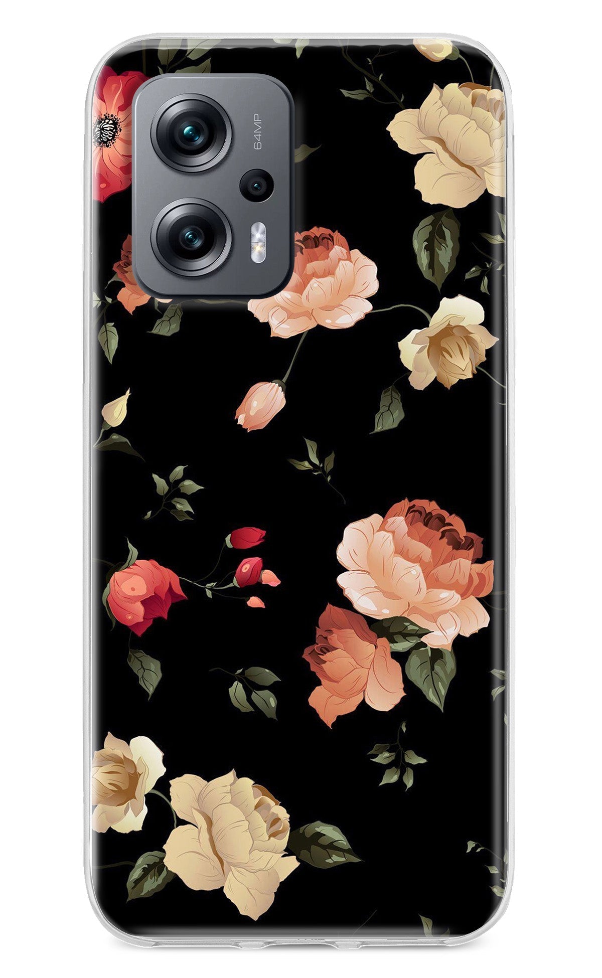 Flowers Redmi K50i Back Cover