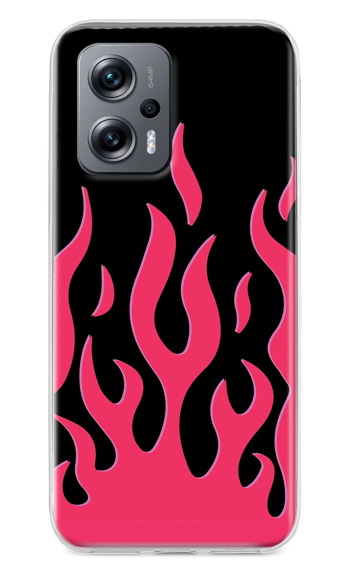 Fire Flames Redmi K50i Back Cover