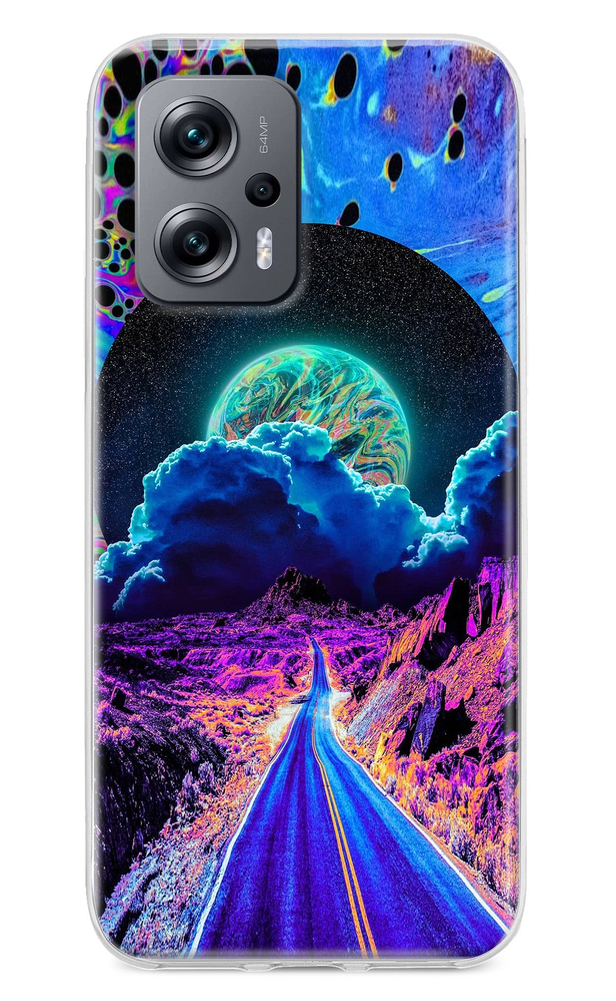 Psychedelic Painting Redmi K50i Back Cover